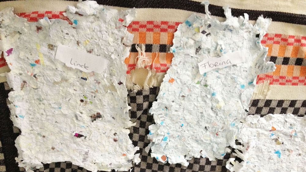 DIY: papier scheppen