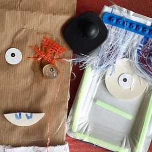 Met het Monsterzakje kun je een grappig monster knutselen
