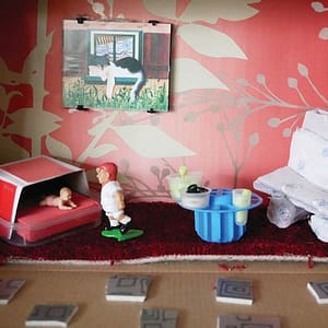 poppenhuis gemaakt met Pakje Droomhuis