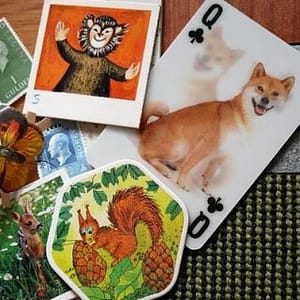 Spelkaarten zijn ideaal 'restmateriaal' om mee te knutselen