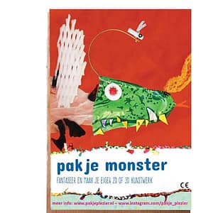 Productafbeelding van knutselpakket Pakje miniMonster.